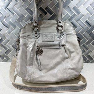 Coach Poppy Leather Highlight Silver/Stardust
